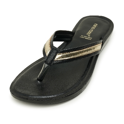 Picture of Nino Rossi Women's Low-Mid Heel Sandal Black