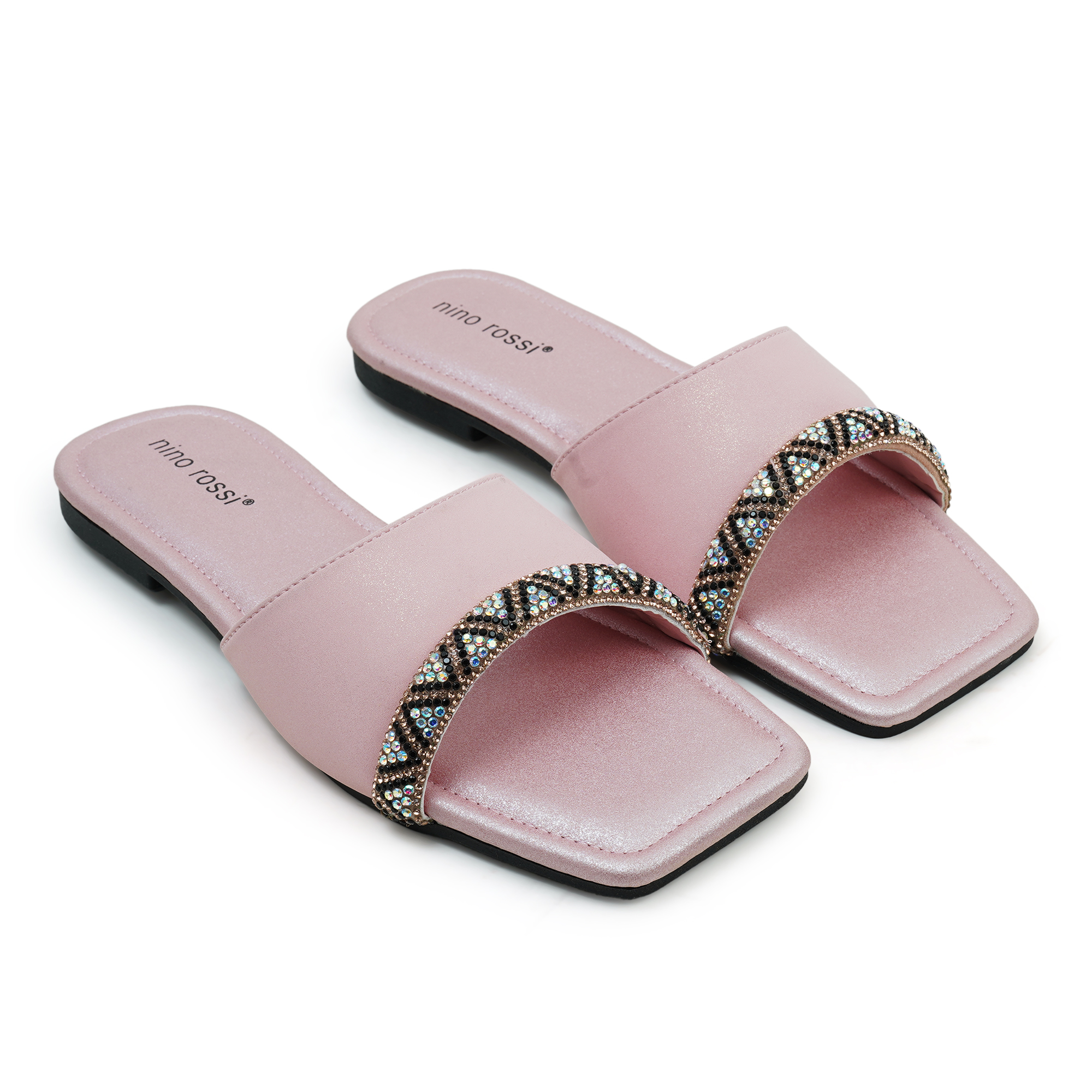 Picture of Nino Rossi Women's Flat Sandal Baby Pink