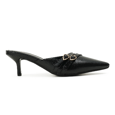 Picture of Moochie Women's Mid Heel Sandal Black