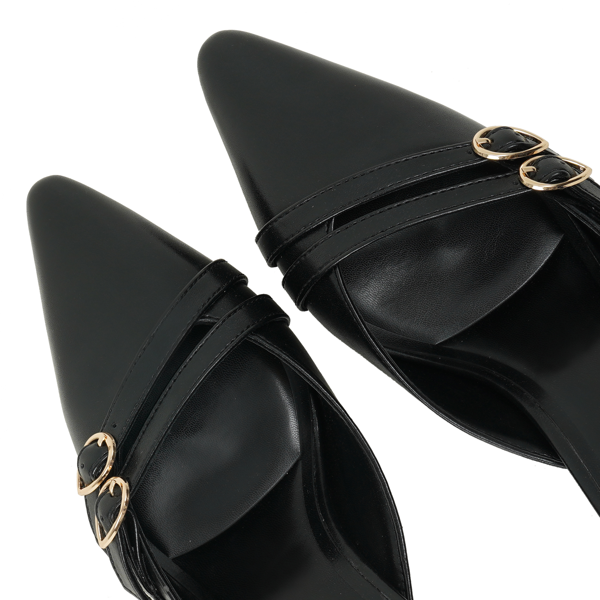 Picture of Moochie Women's Mid Heel Sandal Black