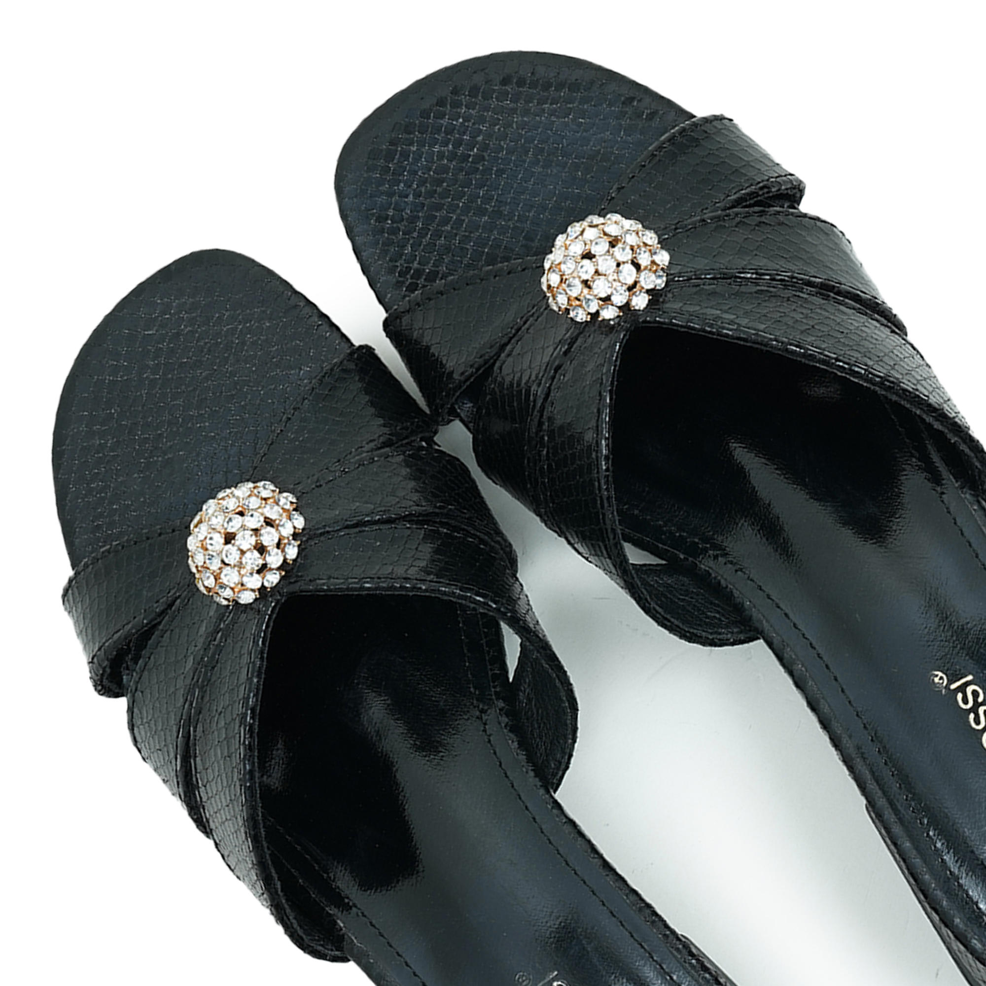 Picture of Nino Rossi Women’s Block Heel Sandal Black