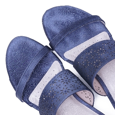 Picture of Nino Rossi Women's Sandal Mid Blue