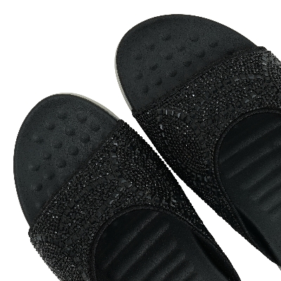 Picture of Nino Rossi Women's Mid Heel Sandal Black