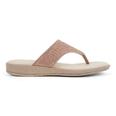 Picture of Nino Rossi Women's Thong Sandal Peach