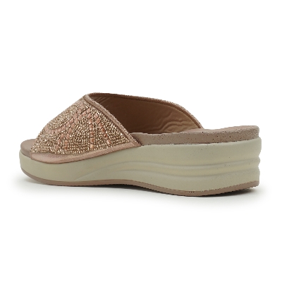 Picture of Nino Rossi Women's Mid Heel Sandal Baby Pink