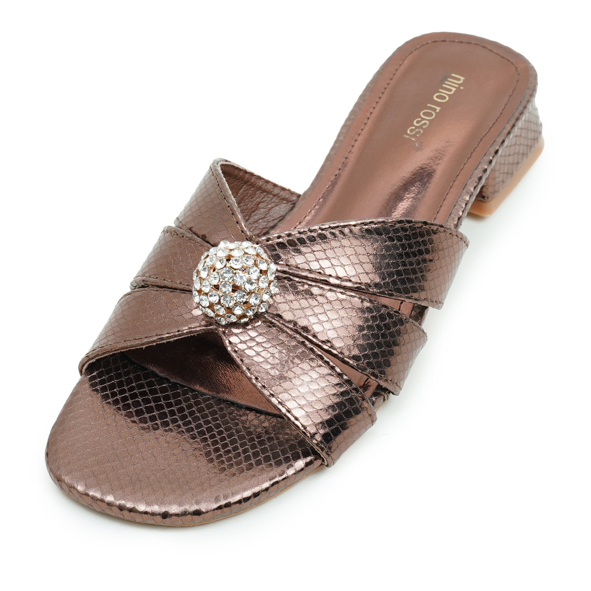 Picture of Nino Rossi Women’s Block Heel Sandal Copper