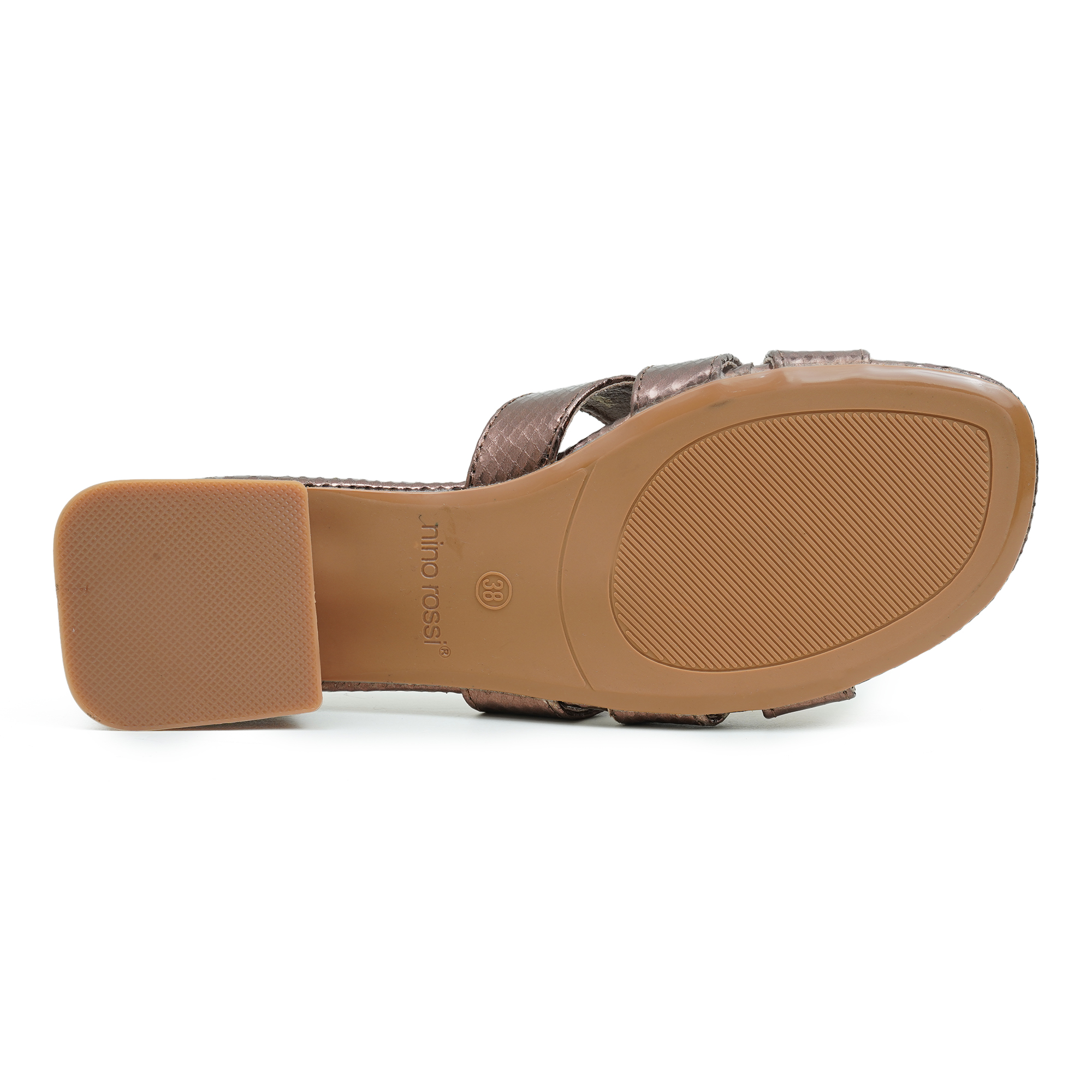 Picture of Nino Rossi Women’s Block Heel Sandal Copper