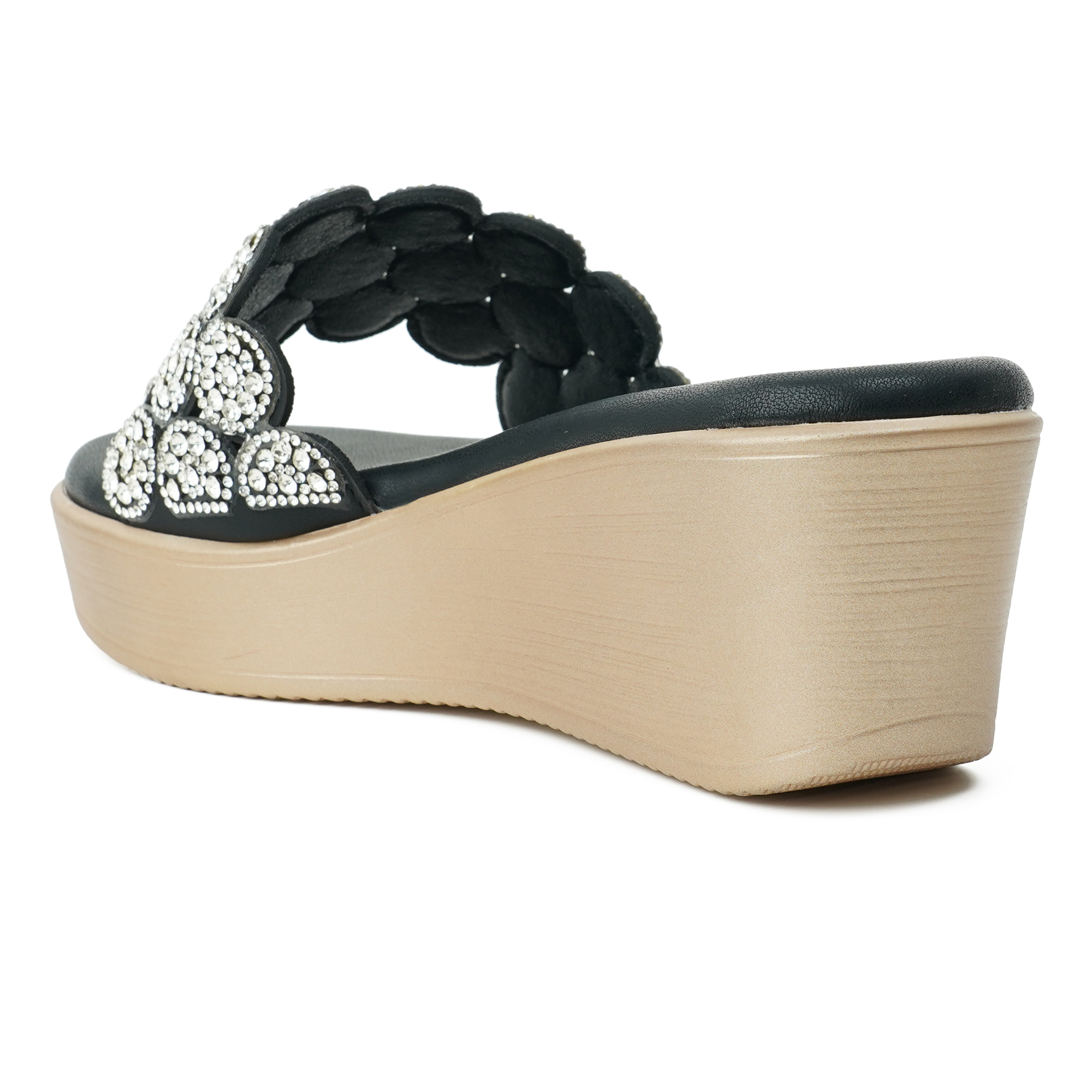 Picture of Nino Rossi Women's Mid Heel Sandal Black