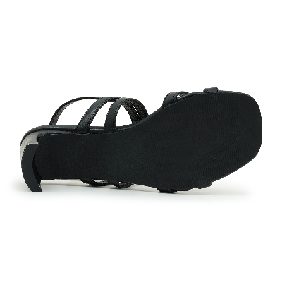 Picture of Moochie Women's Ankle Strap Heel Black