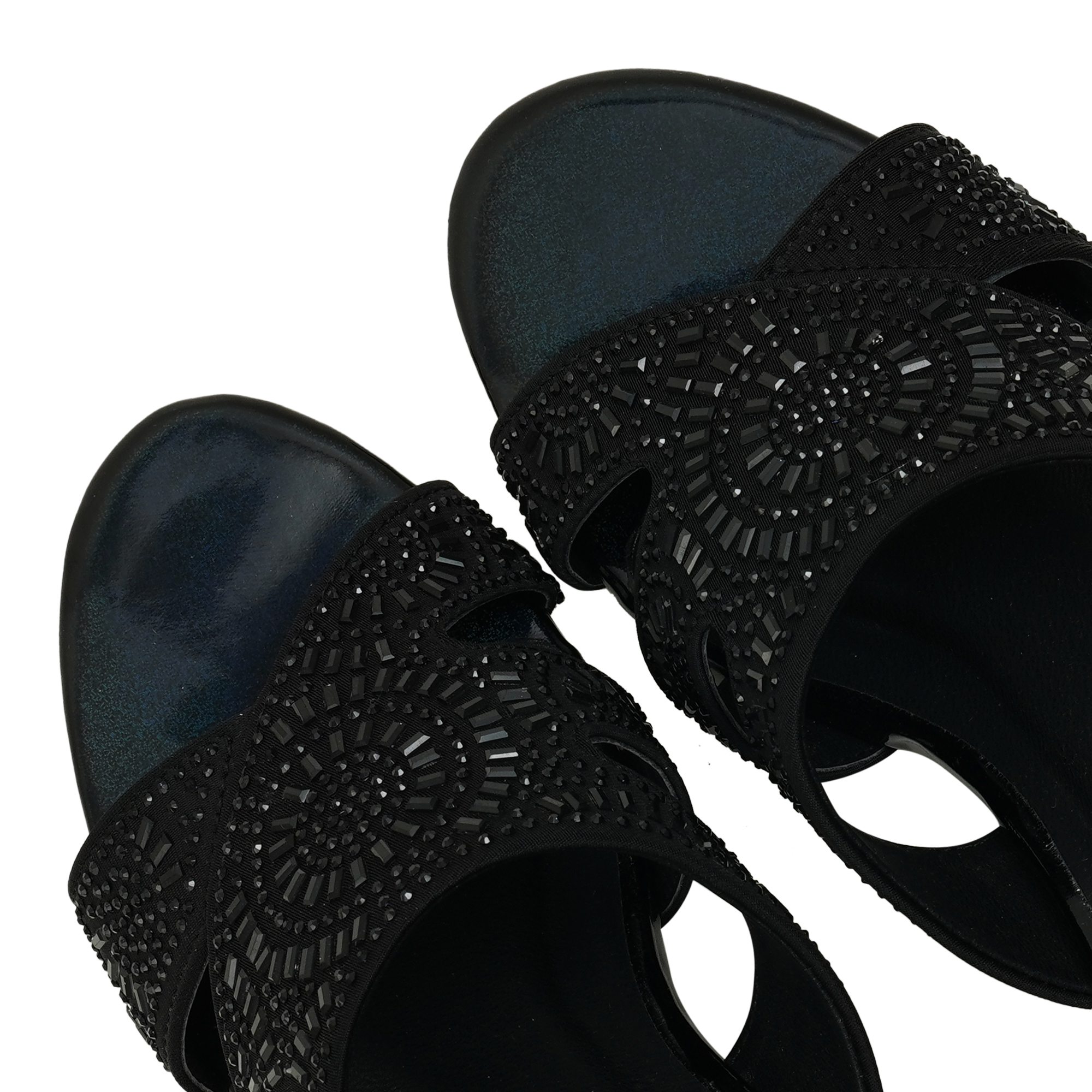 Picture of Nino Rossi Women's Block Heel Sandal Black