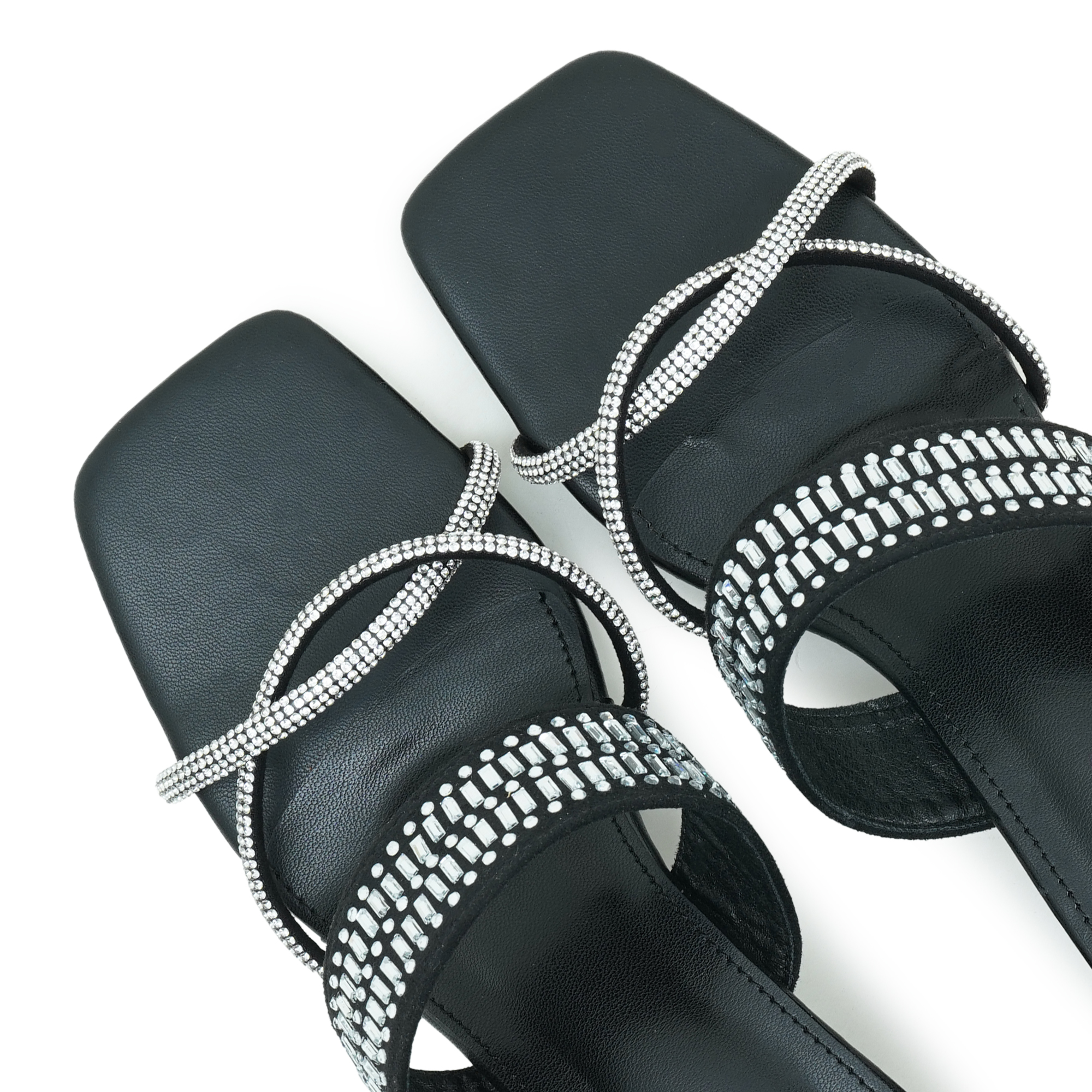 Picture of Nino Rossi Women’s Open Block High Heel Black
