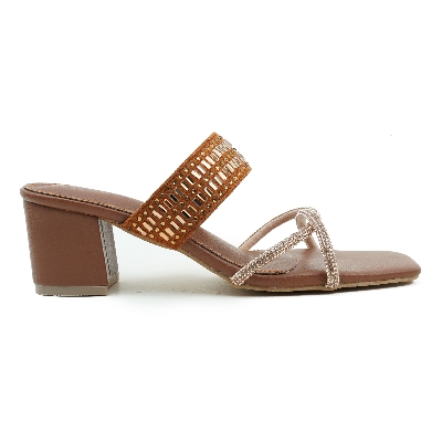 Picture of Nino Rossi Women’s Block High Heel Brown