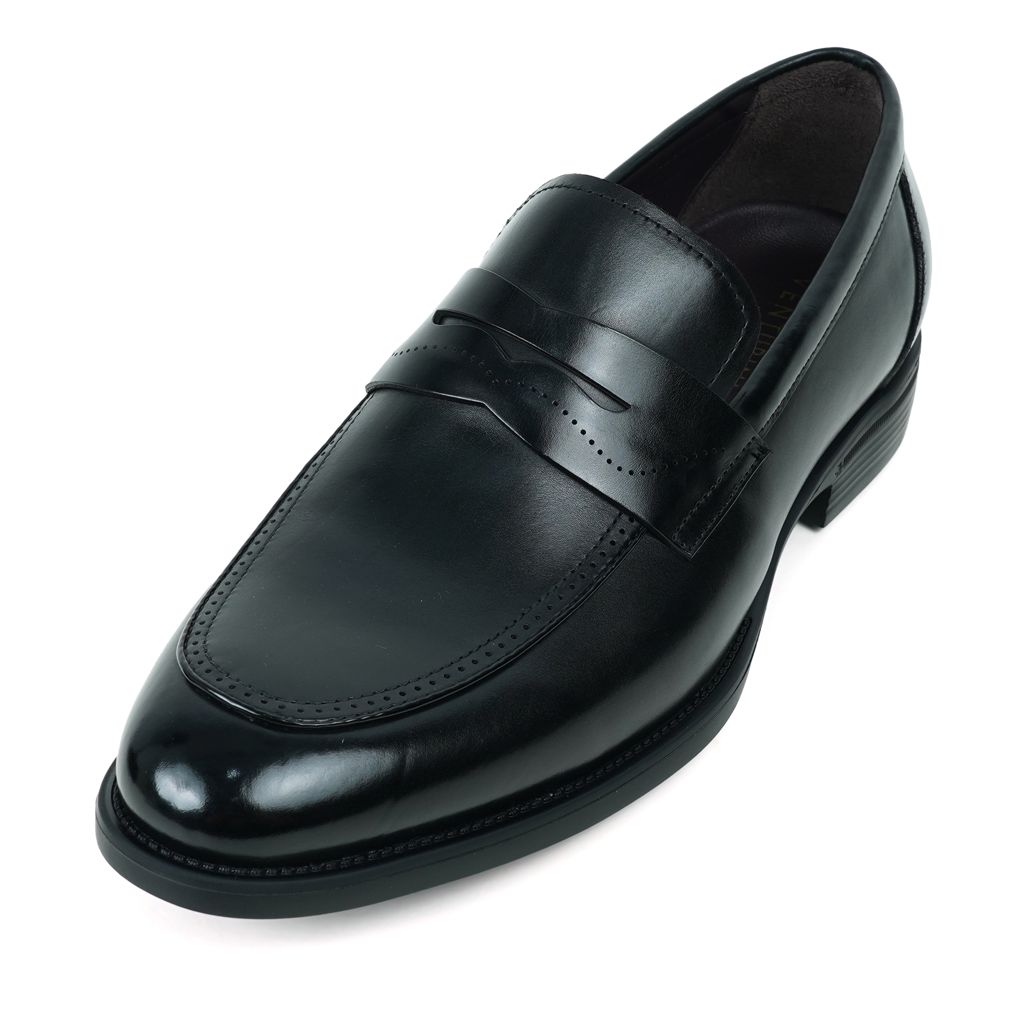 Picture of Venturini Men's Penny Loafer Black