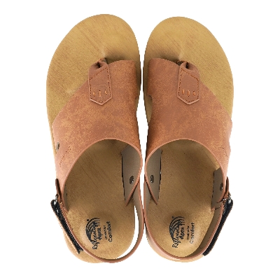Picture of Dr. Mauch Men's Back Belt Sandal Brown