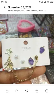 Picture of Fashion Ear Ring for women - Silver