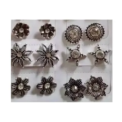 Picture of Fashion Ear Ring for women 6 jora - Silver