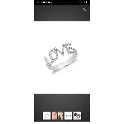 Picture of Exclusive new style fashion finger ring - free size - Silver