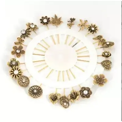 Picture of 10 pc hijab pin for women - Gold