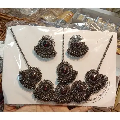 Picture of Exclusive Design Necklace for girls - Black