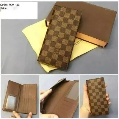 Picture of Man's New style fashion leather wallets - Coffee