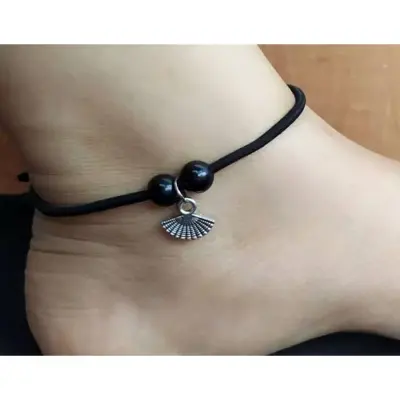 Picture of Flower design is silver nupur for Women