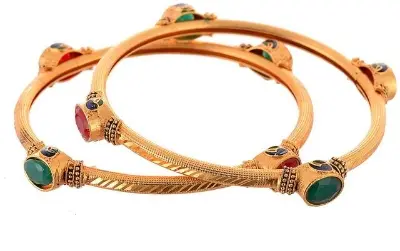 Picture of Unique design Girls Fashions new Styles Bangles - Gold