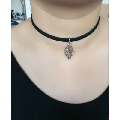 Picture of Ladies Fashion Popular Crystal Necklace Heart Love Chain Necklaces & Pendants For Women 2022 Gifts Love Drift Bottles Necklace - Black