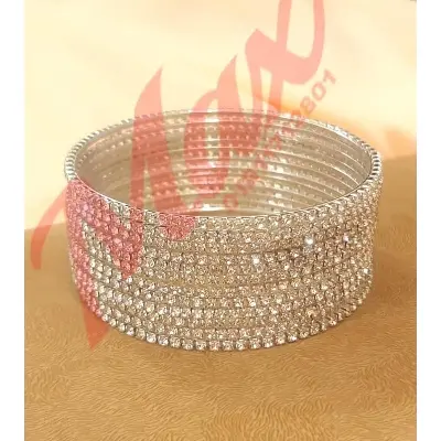 Picture of Unique Design  Bangles for women - Silver