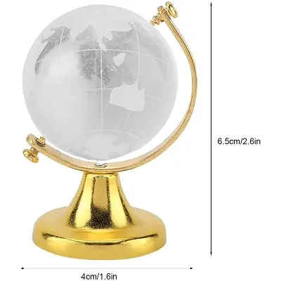 Picture of Blue Ocean World Globe Map With Swivel Stand Geography Educational Toy Gif - Gold
