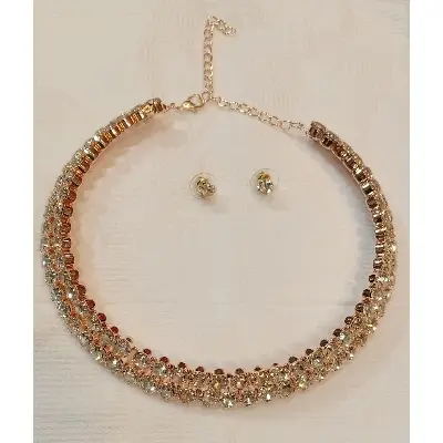 Picture of Girls jewelery set golden color - Gold
