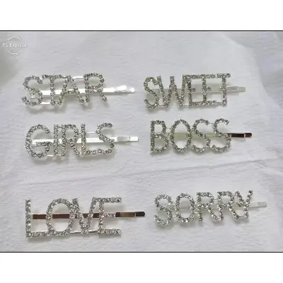 Picture of Hair clips For women 6 pieces No Ratings - Silver