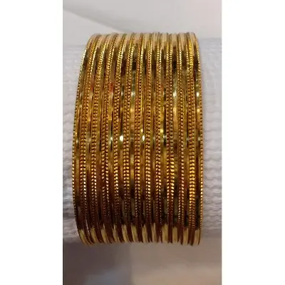 Picture of Jewellery sets 12 pice Bangles For Women - Gold