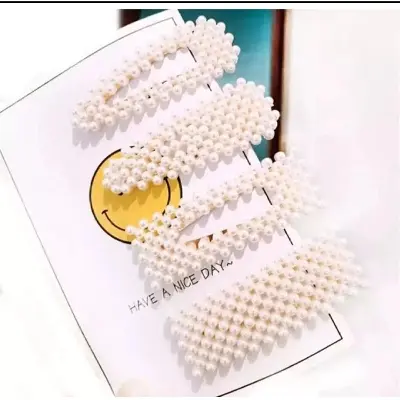 Picture of HAIR CLIP 4 Pcs - Off White