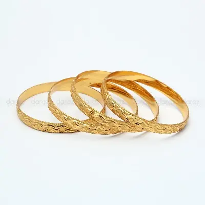 Picture of exclusives Bangles set for women = 2 pcs - Gold