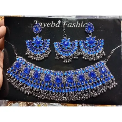 Picture of Unique Design Metal Necklace Full  Set for Women