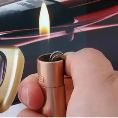 Picture of Clipper From Spain Metal Butane Lighter Inflatable Gas Flint Cigarete Lighters Accessories Gadgets For Men - Chocolate