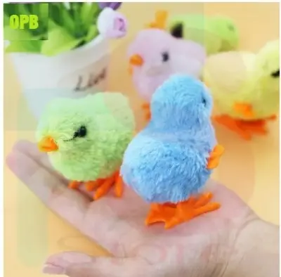 Picture of Chicken play Clockwork chick kids toys Moving Chicken key ring - Multicolor