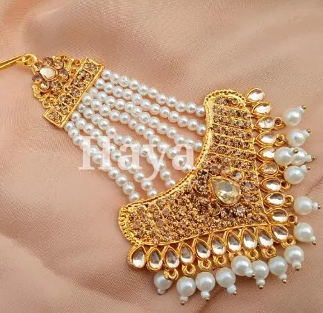 Picture of Unique Design Metal Tikli  set  for Women