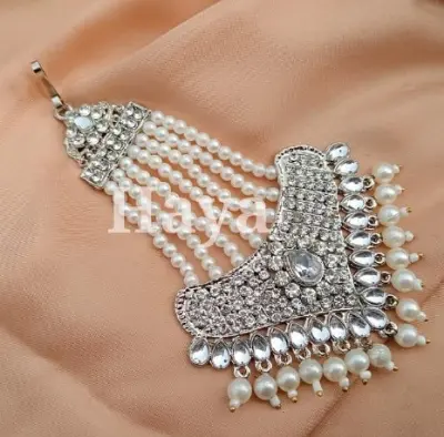 Picture of Unique Design Metal Tikli  set  for Women