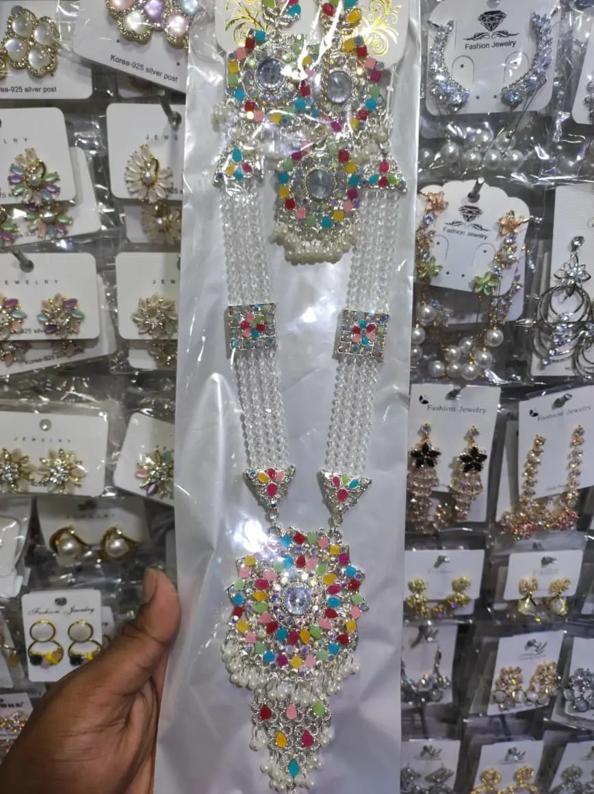 Picture of Elegant Women’s Necklace Set – Stylish Design | Party & Casual Wear Jewelry - Multicolor