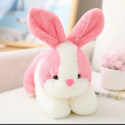 Picture of Cute Rabbit🐇 Soft Toy for Kids – Premium Plush Bunny Doll – Perfect Gift for Boys & Girls - Multicolor