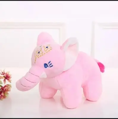 Picture of Cute Elephant🐘 Soft Toy for Kids – Premium Plush Elephant Doll – Perfect Gift for Boys & Girls - Multicolor
