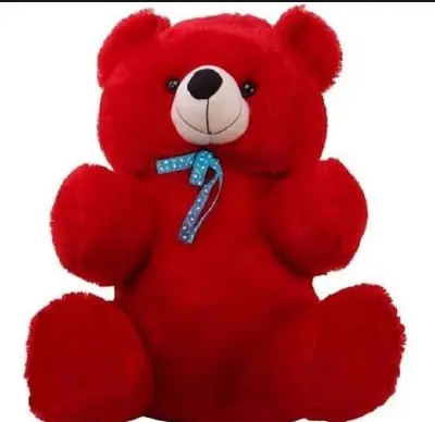 Picture of Cute Bear Soft Toy for Kids – Premium Plush Bear Doll – Perfect Gift for Boys & Girls - Multicolor