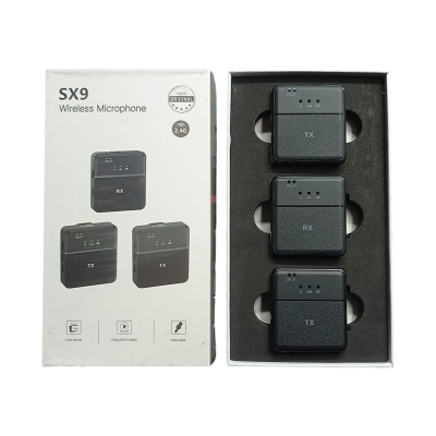 Picture of SX9 Dual Mini Wireless Microphone For Type C & 3.5 Interface (1:2)
