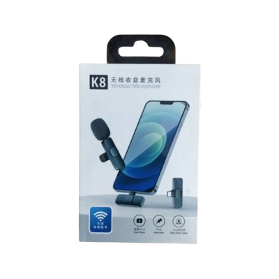 Picture of K8 Wireless Bluetooth Microphone Type-C for Smartphones, Clear Sound