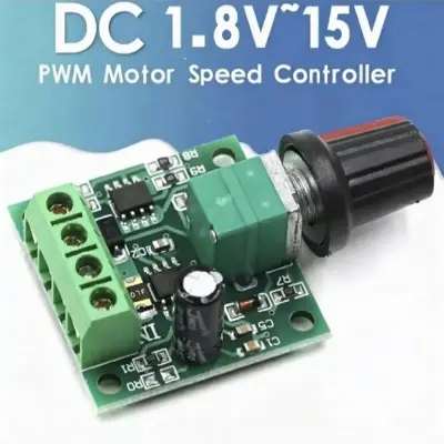 Picture of 30W 2A Dc 1.8V-15V Pwm Motor Speed Controller Regulator Low Voltage Fan Speed Control Switch Pwm Adjustable Drive 5V 12V - Dc Motor