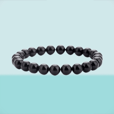 Picture of Lava Rock Stone Bracelet For Men