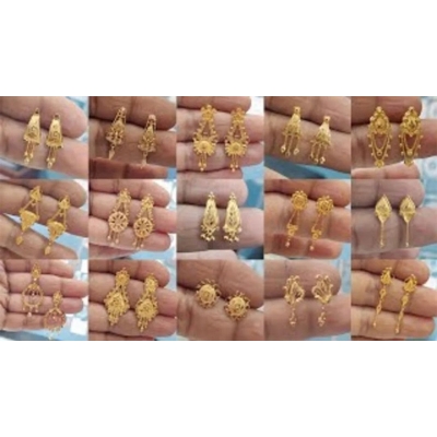 Picture of indian City gold ear ring- 1ps