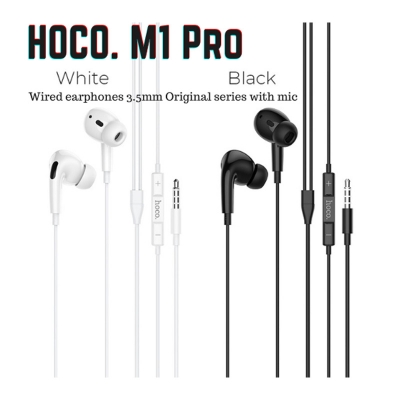 Picture of Wired Earphones 3.5mm “M1 Pro Original Series With Mic -WHITE