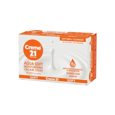 Picture of Cream 21 Aqua Soft Moisturizng Cream Soap: 100gm